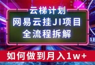 【项目拆解】网易云挂JI项目，全流程拆解，如何挂机月入1w