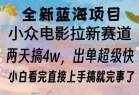 全新蓝海项目 电影拉新两天实操搞了3w，超好出单 每天2小时轻轻松松手上